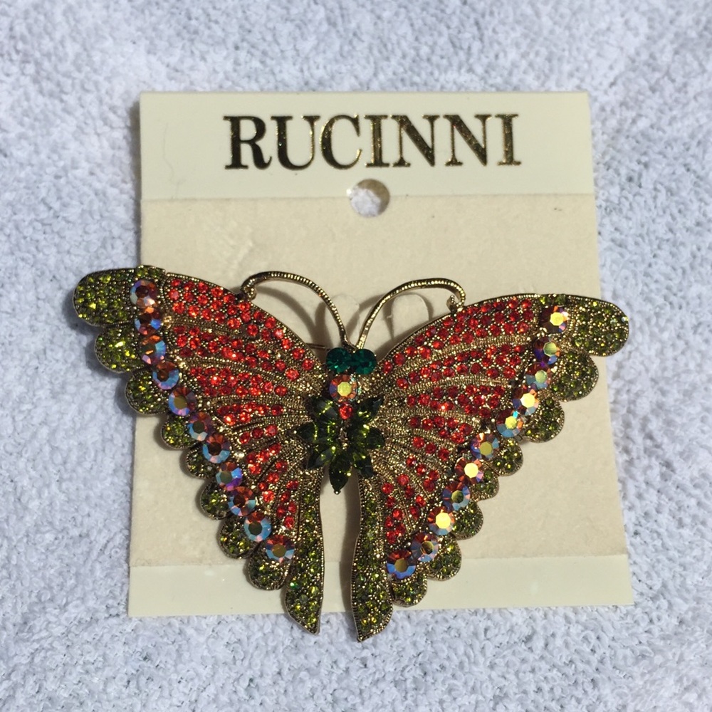Rucinni butterfly brooch - Picture 5 of 5